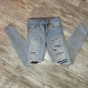 American Eagle Distressed Skinny Jeans